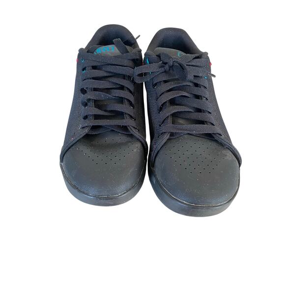 GIRO DEED MTB Mens 11 Cycling Shoes Black Spark Leather Lace Up Low Top Sneakers main image 8
